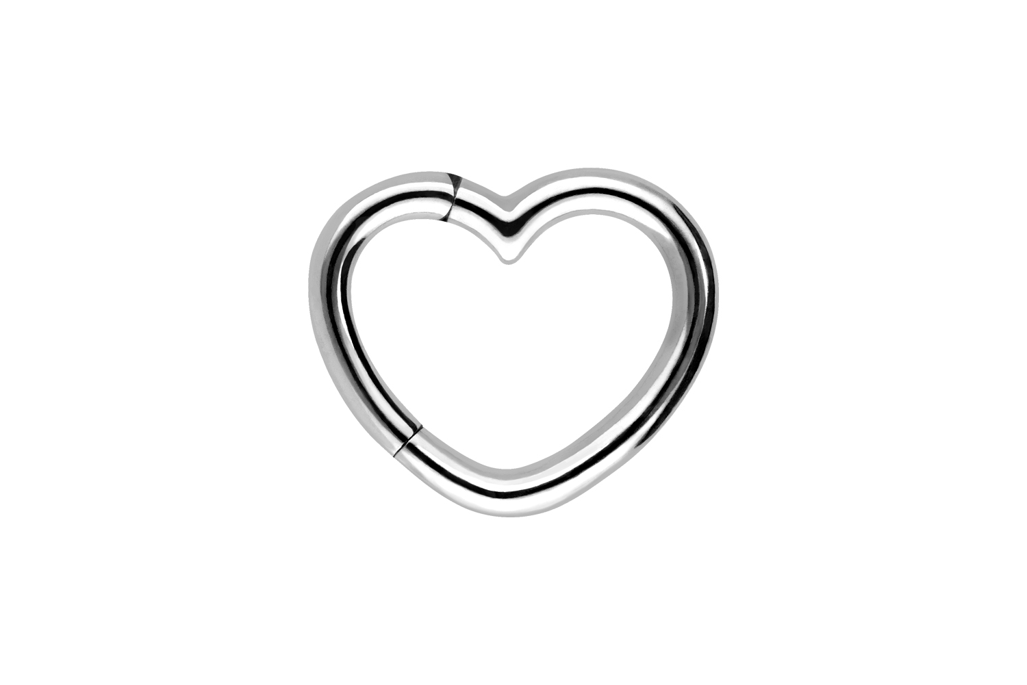 Chirurgenstahl Clicker HERZ von Piercingline